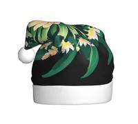 YYHHAOFA Cappello natalizio con immagine floreale vortice per adulti, morbido e soffice, ideale per un uso a lungo termine