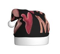 YYHHAOFA Cappello natalizio con lettere d'amore per adulti, un regalo divertente e durevole per uomini e donne