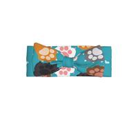 YYHHAOFA Cat Paws - Fascia per capelli con fiocco, morbida ed elastica, accessorio per neonati per dolci servizi fotografici e baby shower, regalo ideale per neonati da 0 a 6 mesi