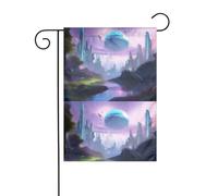 YYHHAOFA Decorazione colorata per cortile, bandiera da giardino, 30,5 x 45,7 cm, per giardino, terrazza, balcone