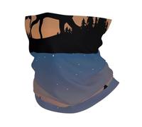 YYHHAOFA Deer Mountain Pine Tree Wilderness Prints Active Head Wrap - Scaldacollo senza cuciture, ad asciugatura rapida, per avventure all'aperto e abbigliamento quotidiano elegante