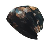 YYHHAOFA Dreamy Butterfly Group - Cappello lavorato a maglia, per adulti, casual, senza orlo, unisex, colore: nero