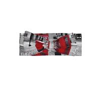 YYHHAOFA Fascia per capelli con stampa di cabina telefonica di Londra, morbida ed elastica, accessorio per neonati per dolci servizi fotografici e baby shower, regalo ideale per neonati da 0 a 6 mesi