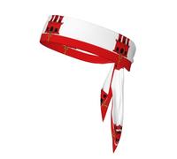 YYHHAOFA Flag of Gibraltar Picture Sports foulard, assorbe il sudore e traspirante, fascia per capelli con movimento, fazzoletto su entrambi i lati