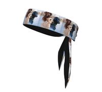 YYHHAOFA Foulard double-face con stampa Labrador Retrievers, ad asciugatura rapida, traspirante, per donne, ragazze e uomini