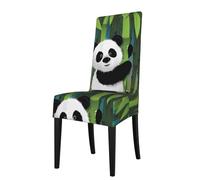 YYHHAOFA Il coprisedia Curious Baby Panda Prints è facile da smontare e realizzato in tessuto ad alta resilienza resistente all'usura