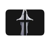 YYHHAOFA Il fantasma dietro la croce stampato antiscivolo e ispessito tappetino adatto per bagni, camere da letto, tappetini lavabili 40,6 x 61 cm