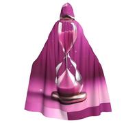 YYHHAOFA Il mantello con cappuccio per adulti di Halloween con clessidra glitterata è un mantello super grande, confortevole e resistente