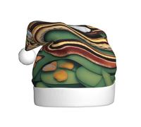 YYHHAOFA La storia del serpente e del gatto Immagine Cappello di Natale per adulti per uomini e donne abbigliamento fascia per occasioni festive