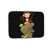 YYHHAOFA Little Monkey Climbing The Mountain Picture - Custodia portatile per laptop da 10", antiurto, per uomini e donne, viaggi d'affari, uso quotidiano in ufficio