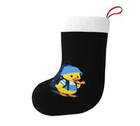 YYHHAOFA Little Yellow Duck with schoolbag Pattern Christmas Decorative Socks Add festive cheer to Halloween Christmas