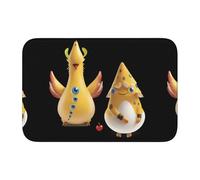 YYHHAOFA Little Yellow Pollo Anatra Stampato Antiscivolo e Addensato Tappetino Adatto per Bagni, Camere da Letto Lavabile Tappeto Tappetini 40,6 x 61 cm