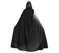 YYHHAOFA Mantello con cappuccio per adulti con stampa di luna crescente rotta, senza cerniera, comodo per feste in costume