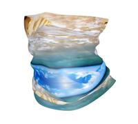 YYHHAOFA Ocean Seashell Prints Active Head Wrap - Scaldacollo senza cuciture, ad asciugatura rapida, per avventure all'aperto e abbigliamento quotidiano elegante