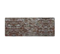 YYHHAOFA Old Brick Wall Mouse Pad 30,5 x 80 cm - Esteso Gaming & Desk Mat