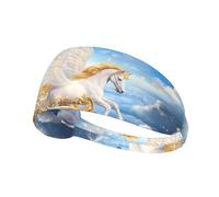 YYHHAOFA Pegasus Fascia sportiva da donna, a prova di sudore, fascia elastica estiva