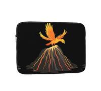 YYHHAOFA Phoenix on The Volcano Picture - Custodia portatile antiurto per laptop da 17 pollici, per uomini e donne, viaggi d'affari, uso quotidiano in ufficio