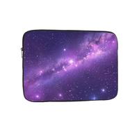 YYHHAOFA Purple River of Stars - Custodia portatile per laptop da 10", antiurto, per uomini e donne, viaggi d'affari, uso quotidiano in ufficio