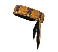 YYHHAOFA Rising Sun Tiger - Foulard sportivo double-face ad asciugatura rapida, traspirante per donne, ragazze e uomini