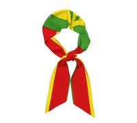 YYHHAOFA Sciarpa da donna alla moda con stampa bandiera hawaiana nativa sciarpa in raso cravatta chic, sciarpa per capelli, braccialetto