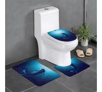 YYHHAOFA Set di 3 tappeti da bagno con stampa a sirena, 61 x 40,6 cm, ultra morbidi e assorbenti, per un comfort simile a una spa