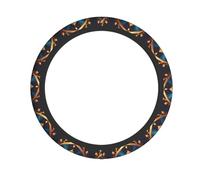 YYHHAOFA Shining Crown Prints, strato di ruote con presa comoda, rivitalizza la guida e protegge i tuoi interni