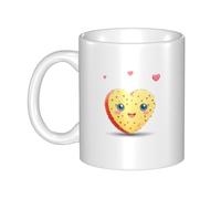 YYHHAOFA Simpatica spugna d'amore Stampe tazza in ceramica Tazze per cappuccino, latte, cereali, yogurt, latte, bevande calde o fredde Forno a microonde