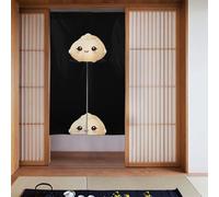 YYHHAOFA Simpatici gnocchi modello tenda per porta divisorio splicing protezione della privacy adatta per cucina, bagno, stanza 86,4 x 142,2 cm