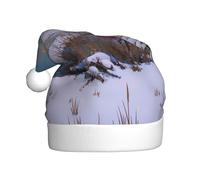 YYHHAOFA Snow Lingzhi sulle Pianure innevate Modello Cappello di Natale per Adulti Halloween Party Use