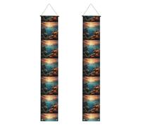 YYHHAOFA Striscione per portico di laurea con piccolo paradiso dei pesci, robusto, durevole, lavabile e riutilizzabile, decorazione per laurea 30,5 x 180 cm
