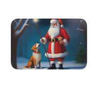 YYHHAOFA Tappetino antiscivolo e ispessito con scritta "Birthday old man and his dog", adatto per bagni, camere da letto, tappetini lavabili 40,6 x 61 cm