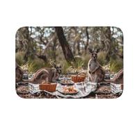 YYHHAOFA Tappetino da picnic con canguro in velluto con bordo bloccato, per camera da letto, salotto, dormitorio, decorazione per la casa