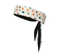 YYHHAOFA Tazza da caffè astratta Picture Sports foulard, assorbe il sudore e traspirante, fascia per capelli movimento, fazzoletto su entrambi i lati