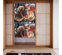 YYHHAOFA - Tenda a nove code 86,4 x 142,2 cm, per la maggior parte delle porte, perfetta da appendere tra stanze e pareti, 2 pezzi