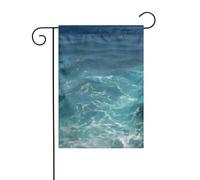 YYHHAOFA The Deep Ocean Pattern Four Seasons Bandiera da giardino decorazione cortile 30,5 x 45,7 cm