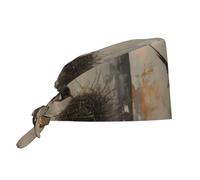 YYHHAOFA The nia of The Nest Picture Chef Cappello per donne e uomini, regolabile, traspirante, nero