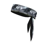 YYHHAOFA Un mostro gigante Picture Sports foulard che assorbe il sudore e traspirante, fascia per capelli con movimento, fazzoletto su entrambi i lati