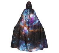 YYHHAOFA Universo Galaxy Space Prints mantello con cappuccio - Extra Large Cozy Throw per Halloween Costume & Cosplay