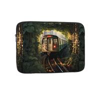 YYHHAOFA Vines at the Subway Station - Custodia portatile per laptop da 12", antiurto, per uomini e donne, viaggi d'affari, uso quotidiano in ufficio