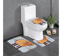 YYHWHJDE A Minority Sheep Picture Set di tre pezzi tappetini da bagno tappetini da bagno tappetini doccia antiscivolo asciugatura rapida