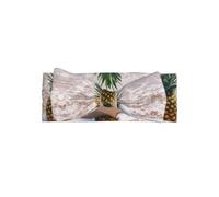 YYHWHJDE Ananas on Beach Stampe Baby Bow Headband - Adorabile coperta per neonata dolce e regalo perfetto per la doccia