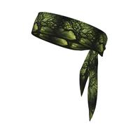 YYHWHJDE Ancient Trees - Foulard sportivo double-face, per donne e uomini, regolabile per tutte le circonferenze della testa