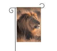 YYHWHJDE Animali africani modello giardino pennone esterno cortile decorazione moda 30,5 x 45,7 cm