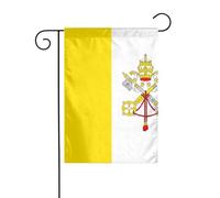 YYHWHJDE Bandiera del Vaticano modello asta bandiera giardino decorazione cortile esterno moda 30,5 x 45,7 cm