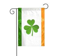 YYHWHJDE bandiera irlandese Immagine Giardino pennone esterno cortile decorazione fronte-retro 30,5x45,7 cm