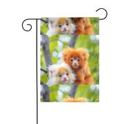 YYHWHJDE Bandiere da giardino stampate con scimmia stupida, 30,5 x 45,7 cm, per decorazione da cortile, larghezza di posizione del palo di 3 cm (solo bandiera, asta non inclusa)