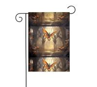 YYHWHJDE Bandiere da giardino stampate Luan Bird Flying 30,5 x 45,7 cm per decorazione da cortile con larghezza di 3 cm (solo bandiera, asta non inclusa)