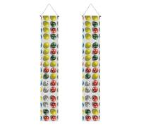 YYHWHJDE Banner per portico di laurea con stampe colorate con palline da pickleball, robusto, durevole, lavabile e riutilizzabile, decorazione per laurea 30,5 x 180 cm