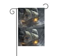 YYHWHJDE Barca a vela sul mare Stampe Bandiera Giardino Cortile Decorazione 30,5 x 45,7 cm per Giardino Terrazza Balcone