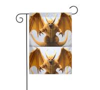 YYHWHJDE Bastone da giardino con pipistrello, zanna, mostro, decorazione per esterni, 30,5 x 45,7 cm